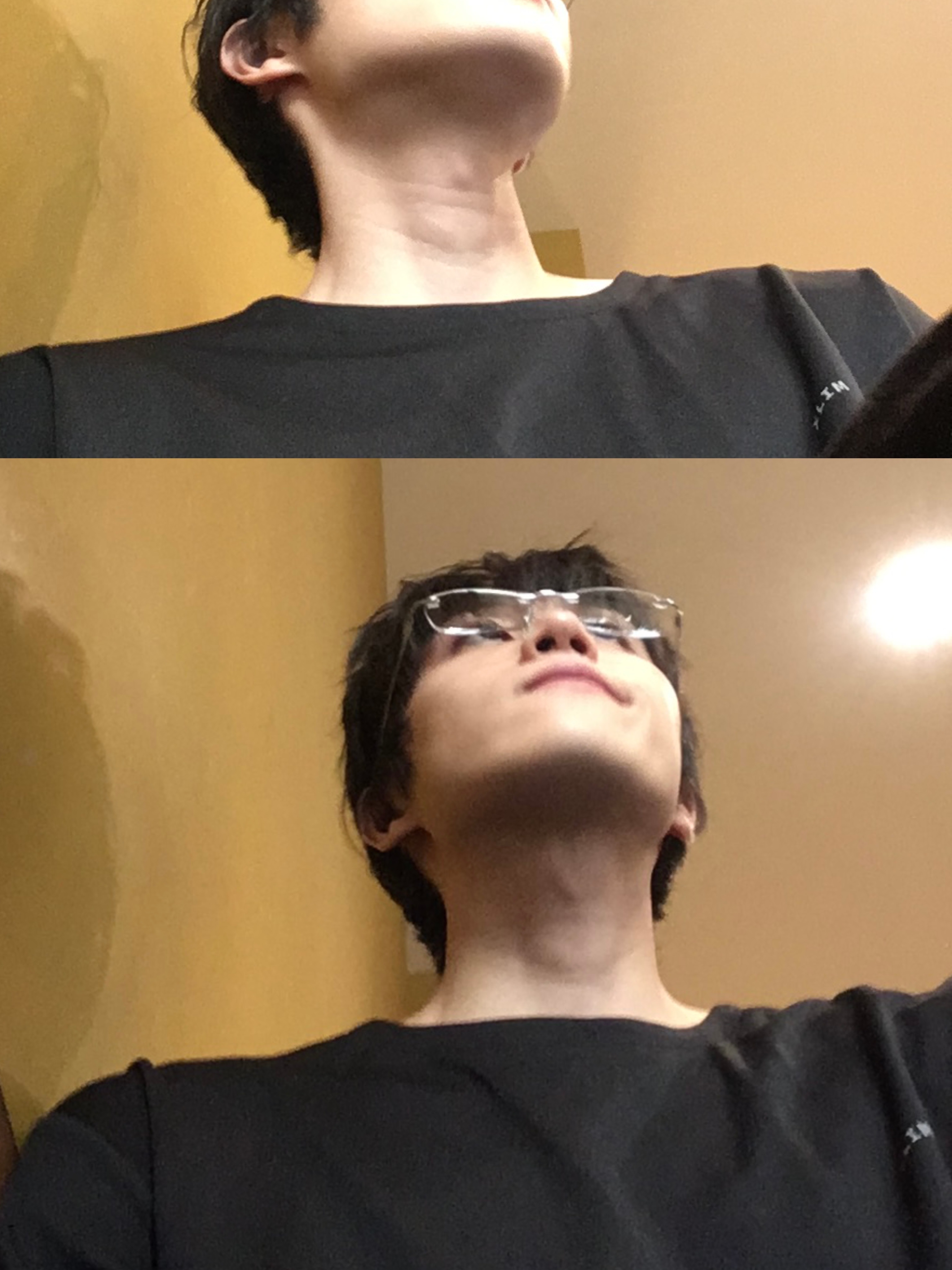 Xlim Ep.6 01 Sleeve T-Shirt Black, On Running x Post Archive Faction (Paf) Cloudmonster 2 Black Magnet 착용 스타일 - 3