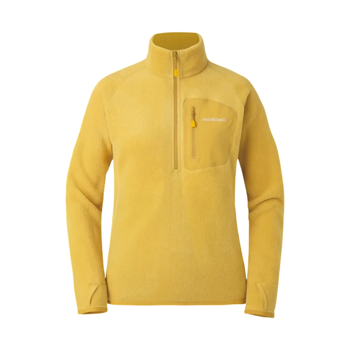 1106594 (W) Montbell Climaplus 100 Pullover Yellow