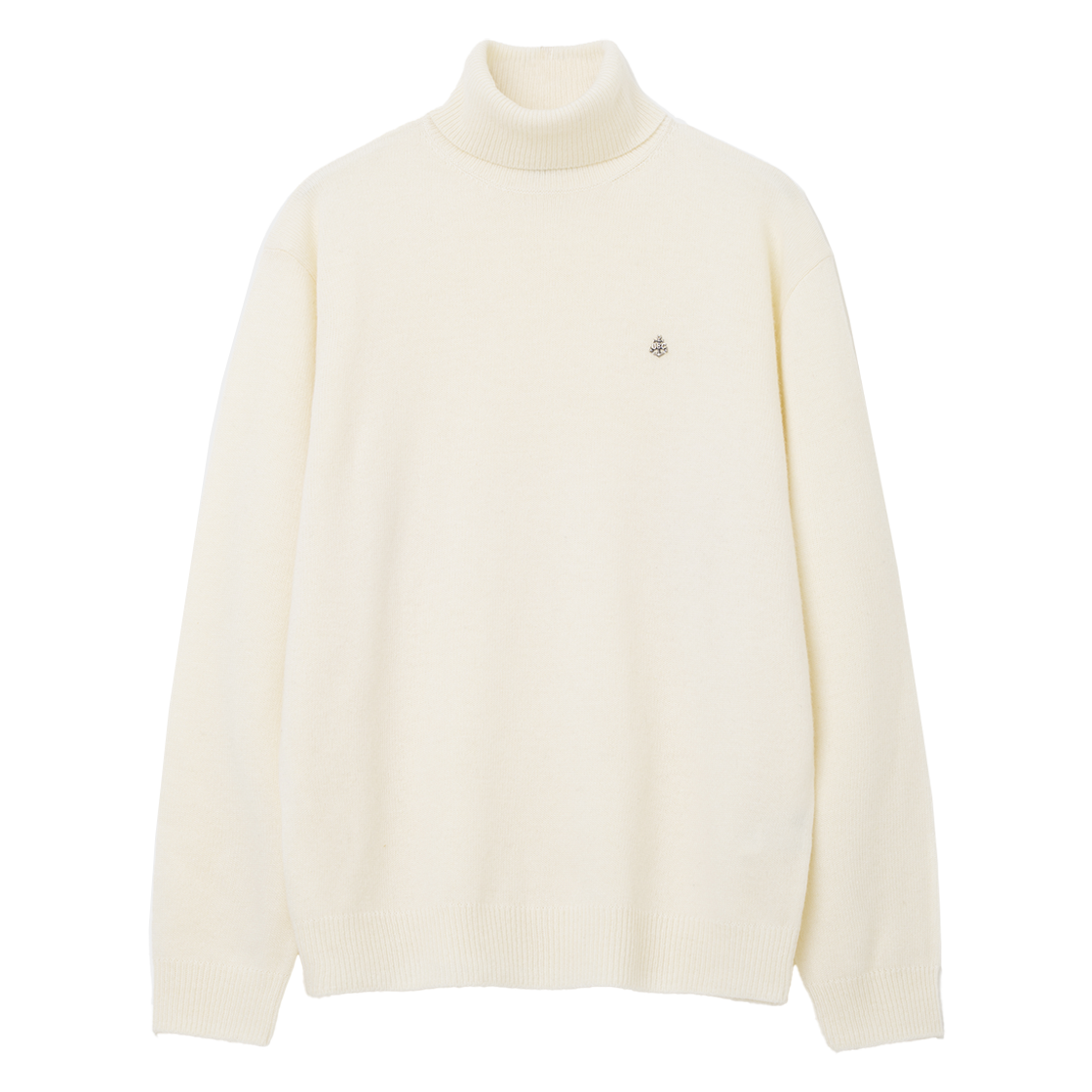 UB2599PO229MIV Uniform Bridge Merino Wool Turtle Neck Knit Ivory