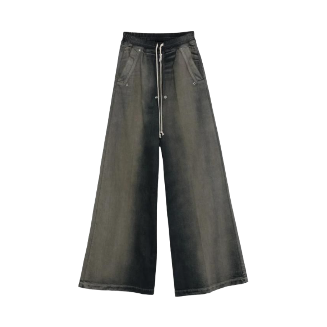 RU02E1366-DKDEG-78D Rick Owens Concordians Wide Bela Pants Grey
