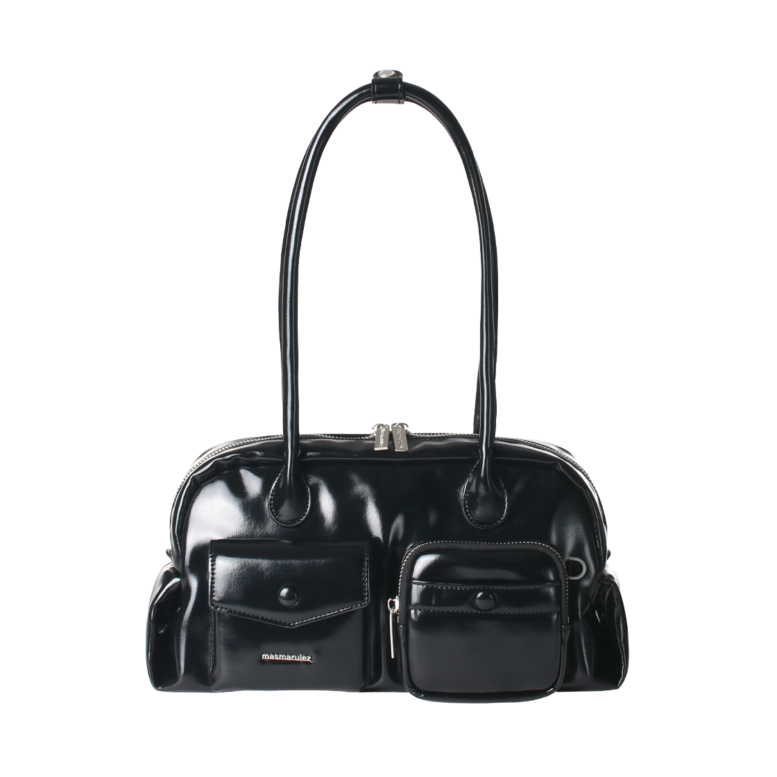 CMLTSDBBL MASMARULEZ Chaming leather shoulder bag_Black