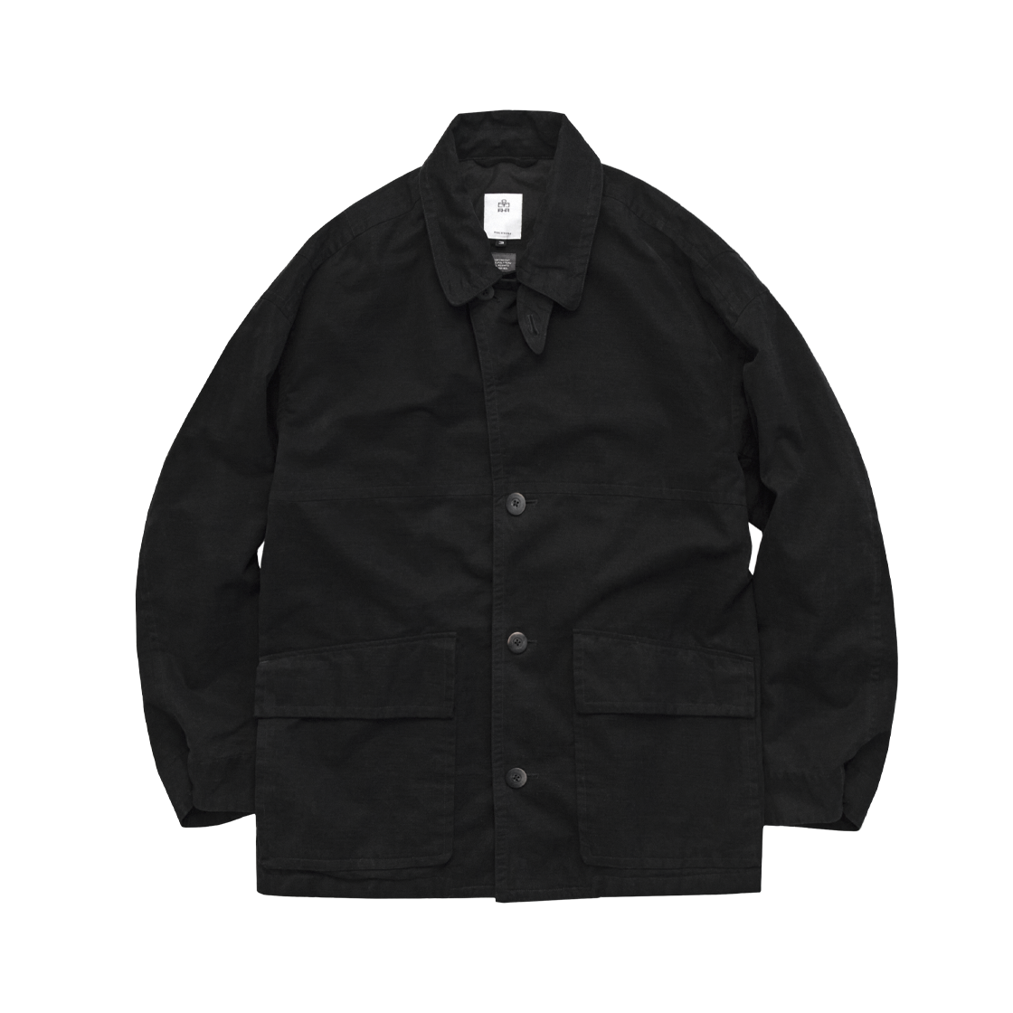 폴리테루 오피서 자켓 블랙(Polyteru Officer Jacket Black)