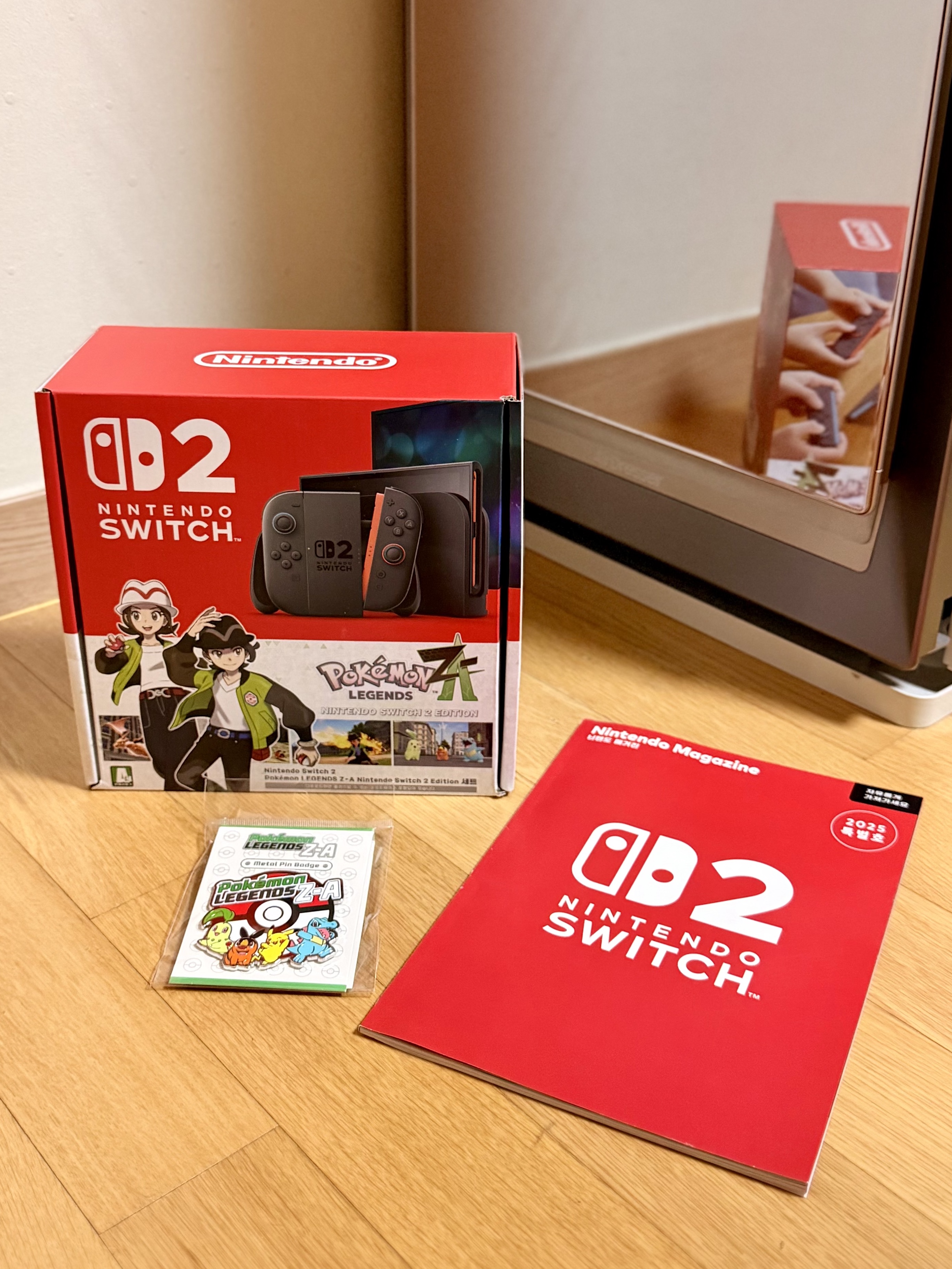 Nintendo Switch 2 Pokemon Legends ZA Set, Nintendo Switch 2 Mario Kart World Set (With Software/Korean Ver.) 착용 스타일