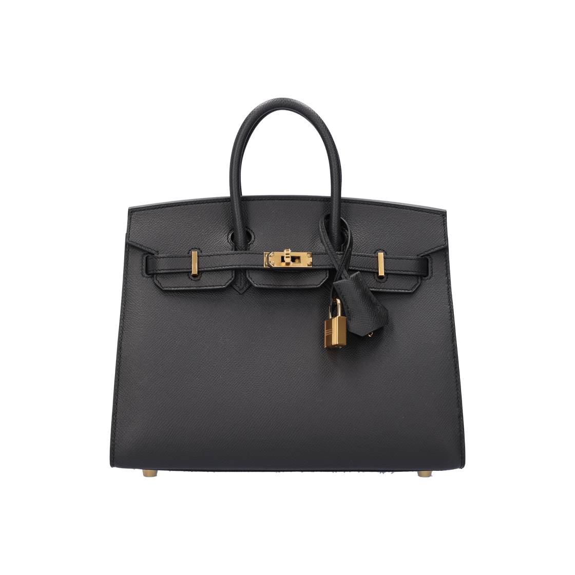 ITCLDWFBJC43 Hermes Birkin 25 Bag in Black Epsom with Gold Hardware