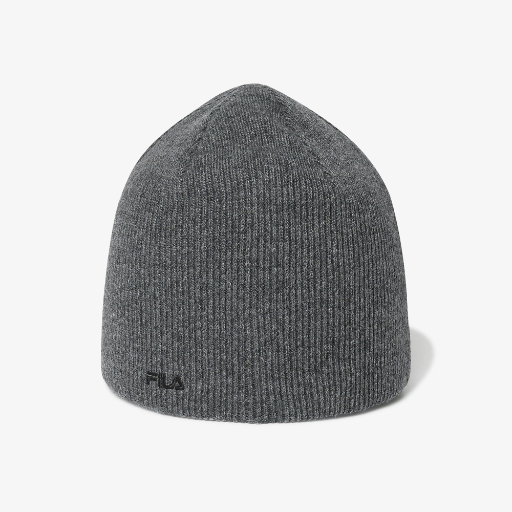 [6% 적립] 휠라 에센셜 숏 비니 다크 그레이([6% 적립] FILA Essential Short Beanie Dark Gray) - 4
