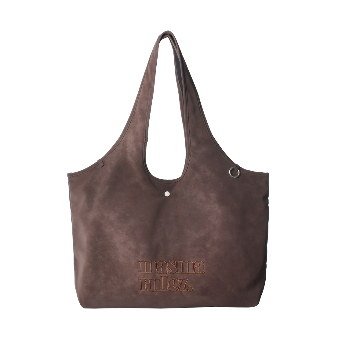 LSFECSDBVTGMCBR MASMARULEZ Loose fit big shoulder bag_Vintage mocha brown