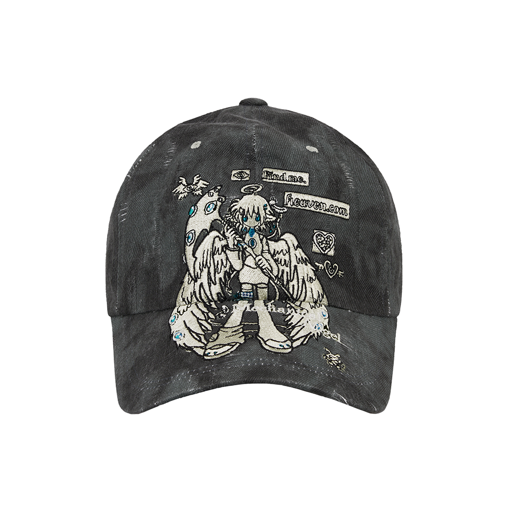 유쓰배쓰 X 올리와 볼캡_차콜(YOUTHBATH YB X Oliwa Ball Cap_Charcoal)
