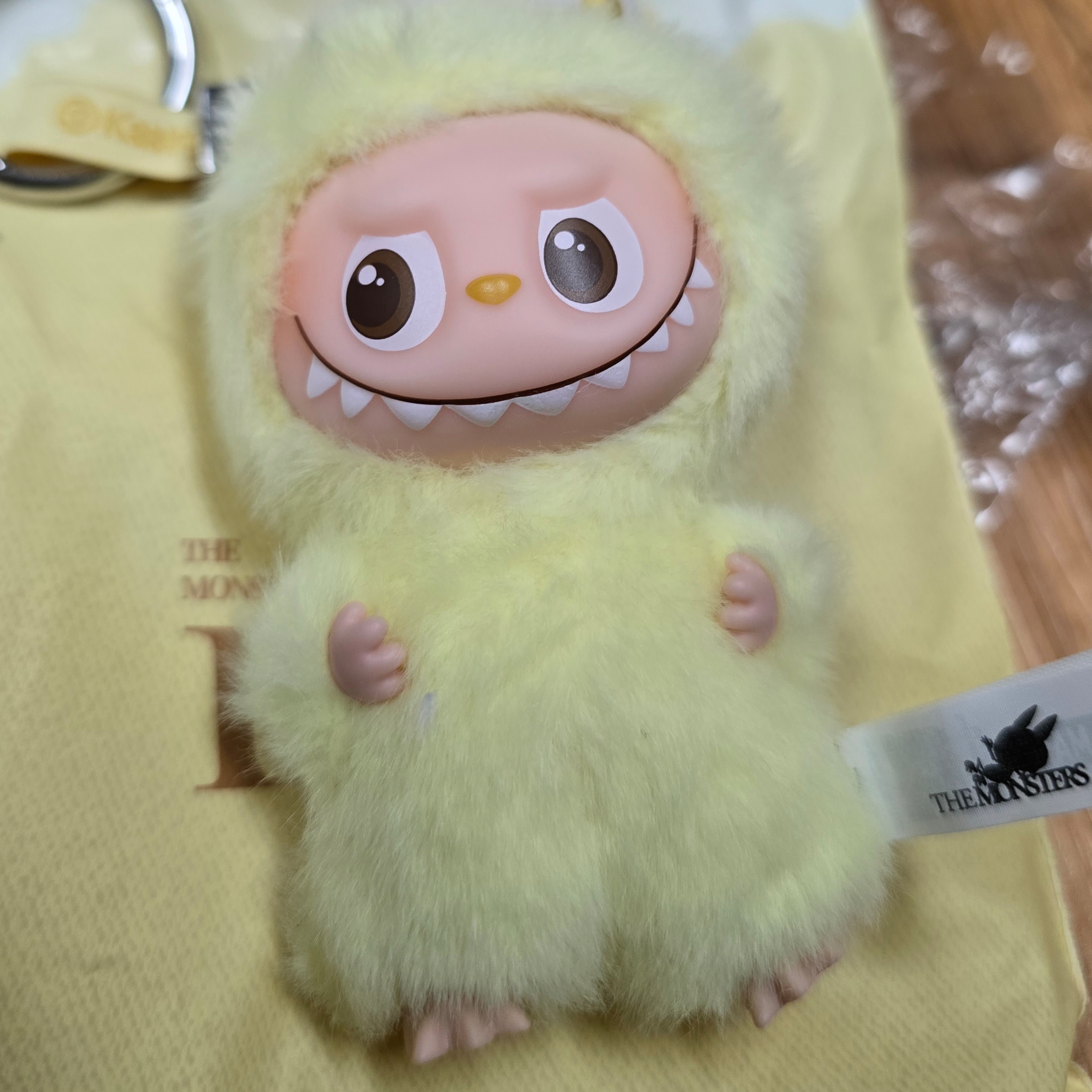 Pop Mart Labubu The Monsters Pin For Love Series Vinyl Plush Pendant (A-M) F (Opened Case) 착용 스타일