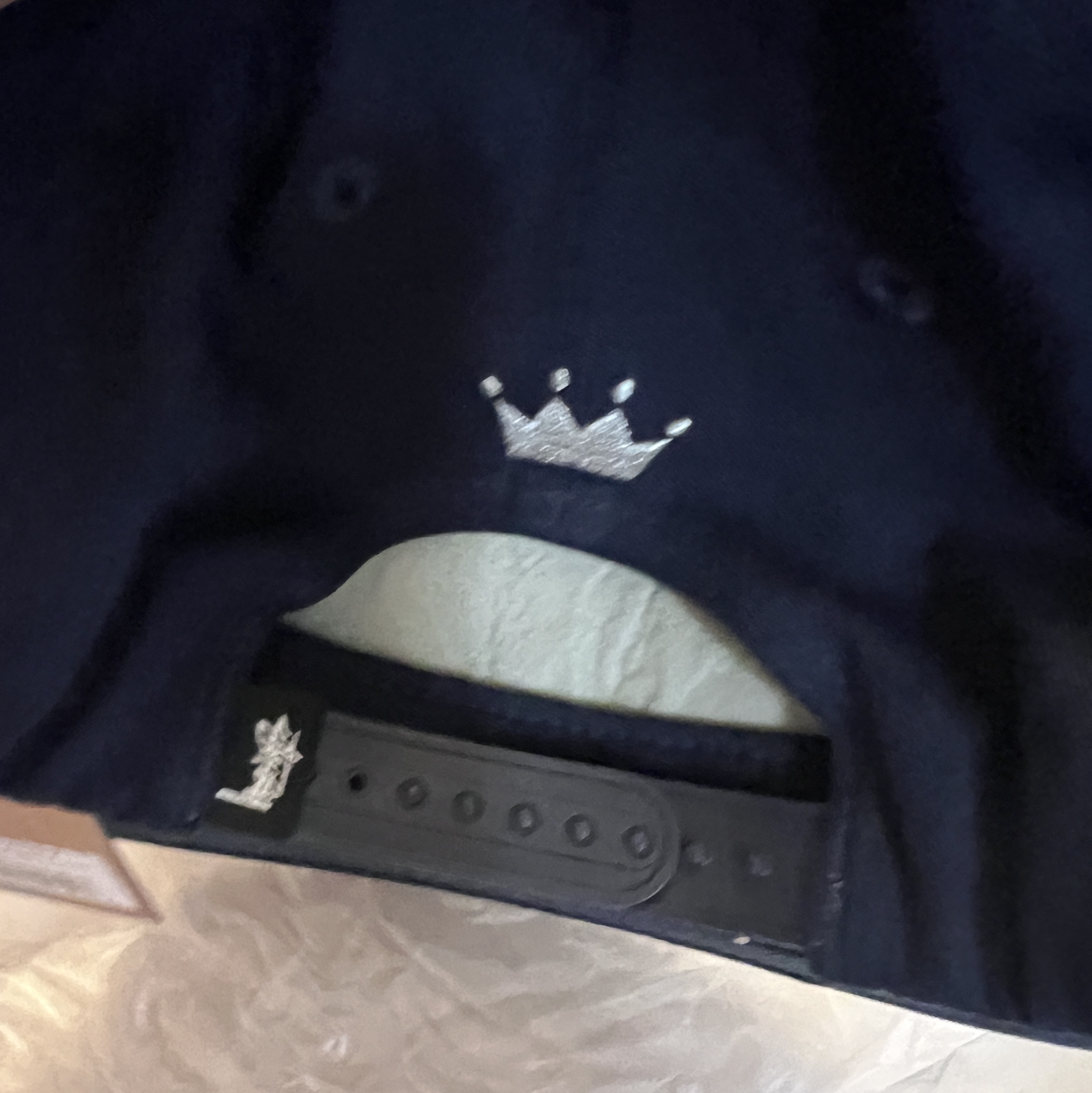 Stussy Mid-Depth Sport Snapback Navy 착용 스타일