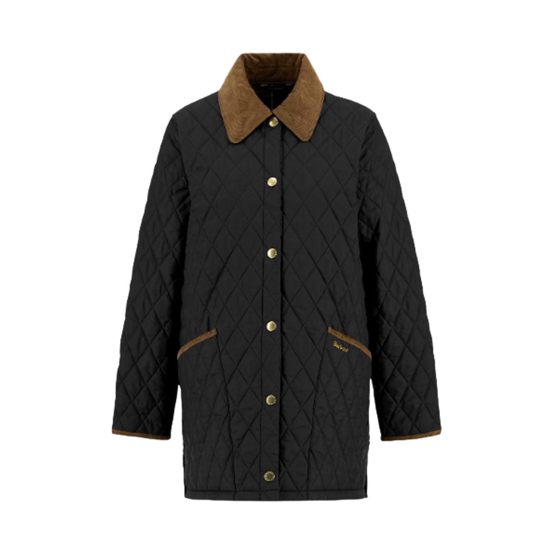 LQU1852BK91 (W) Barbour Icons Modern Liddesdale Quilted Jacket Black Classic