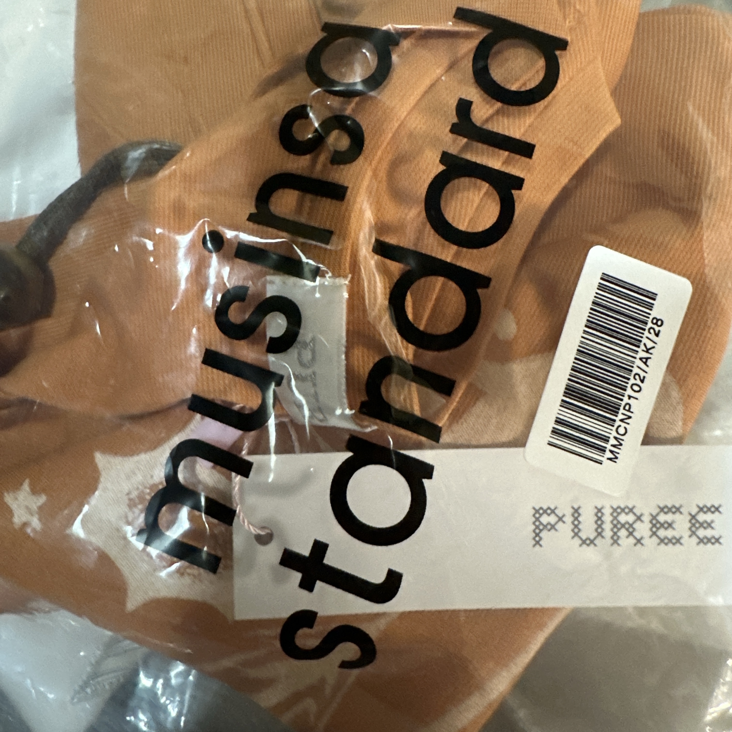 Puree Star flower tank top Orange 착용 스타일