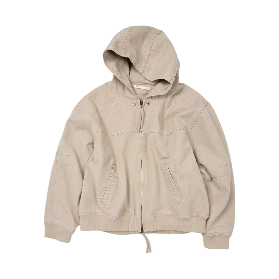 ET2503HZ03BE ETCE Base Vintage Hood Work Jacket Beige