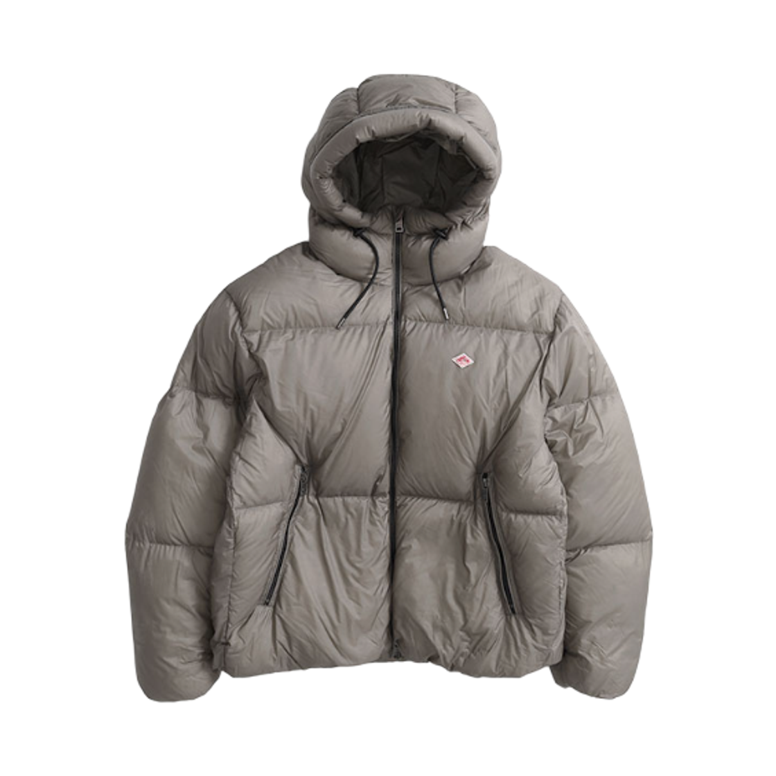 DT-A0534 Danton Micro Ripstop Middle Down Hooded Jacket Dark Beige