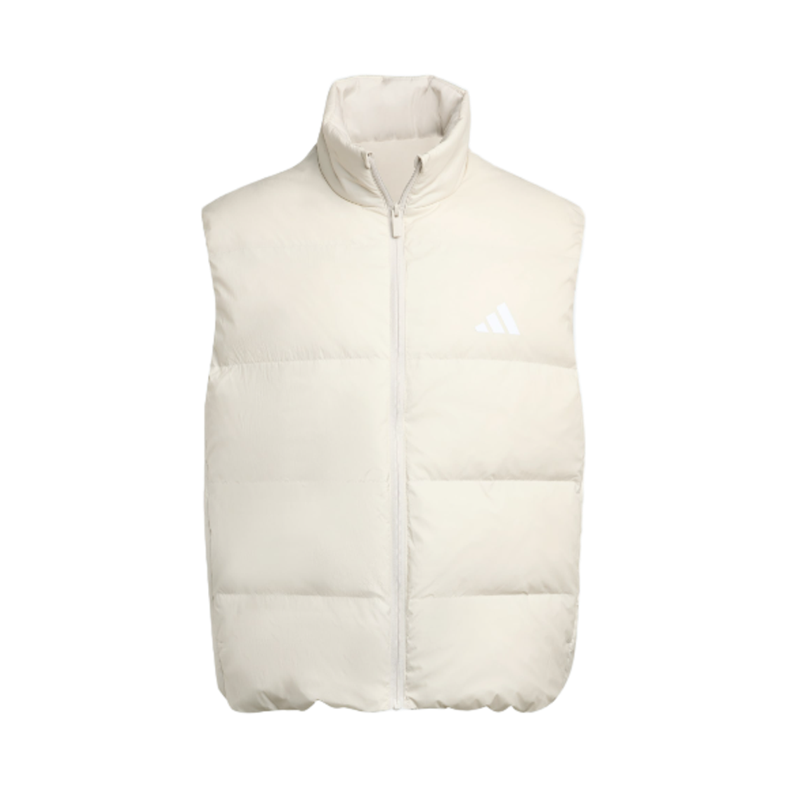 JM4079 Adidas Essentials Climawarm 3-Stripes Puffer Down Vest Beige - KR Sizing