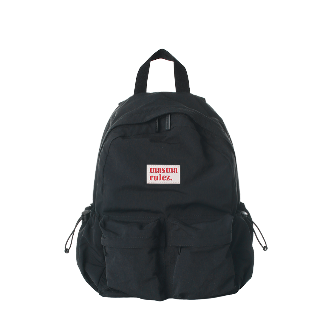 MNTPDBPBL Masmarulez Mini Ver. Two Pocket Daily Backpack Black