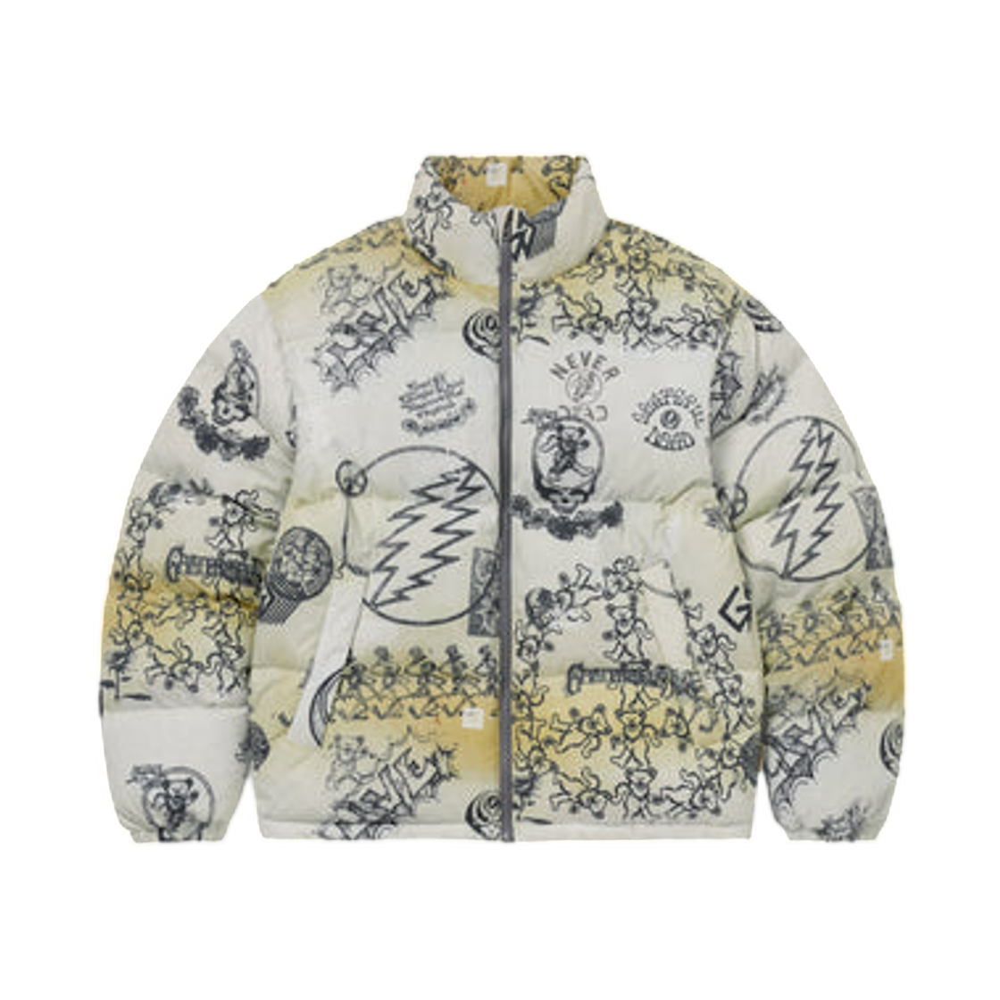 GD253WOWHS02ICP thisisneverthat x Grateful Dead Puffer Down Jacket Iconography