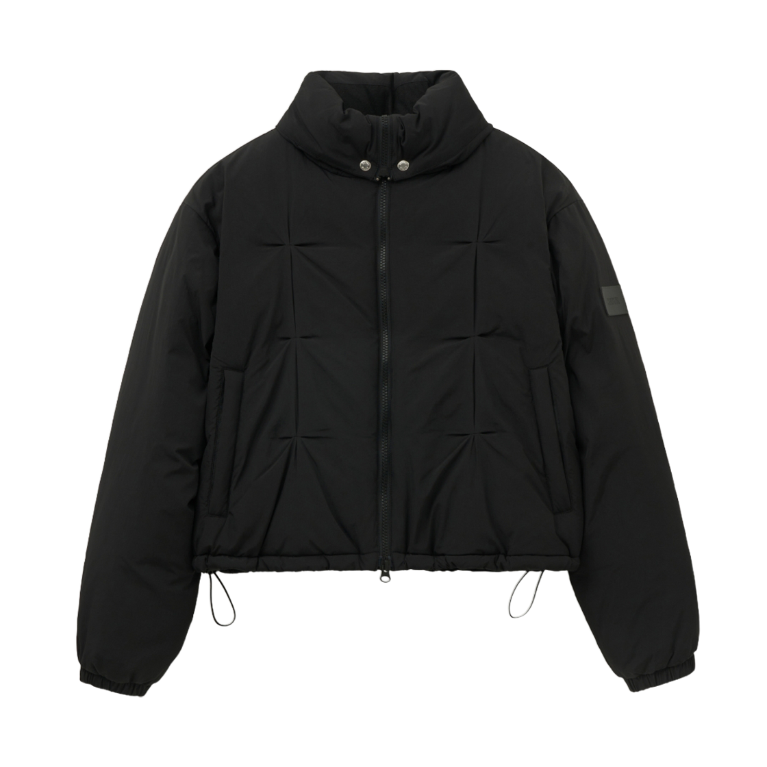 세터 우먼 오르타 나일론 2-Way 칼라 덕 다운 패딩 블랙