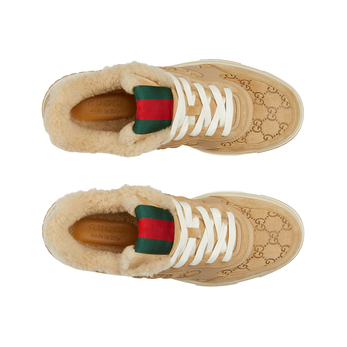구찌 리웹 스니커즈 베이지(Gucci Re-Web Sneakers Beige) - 2