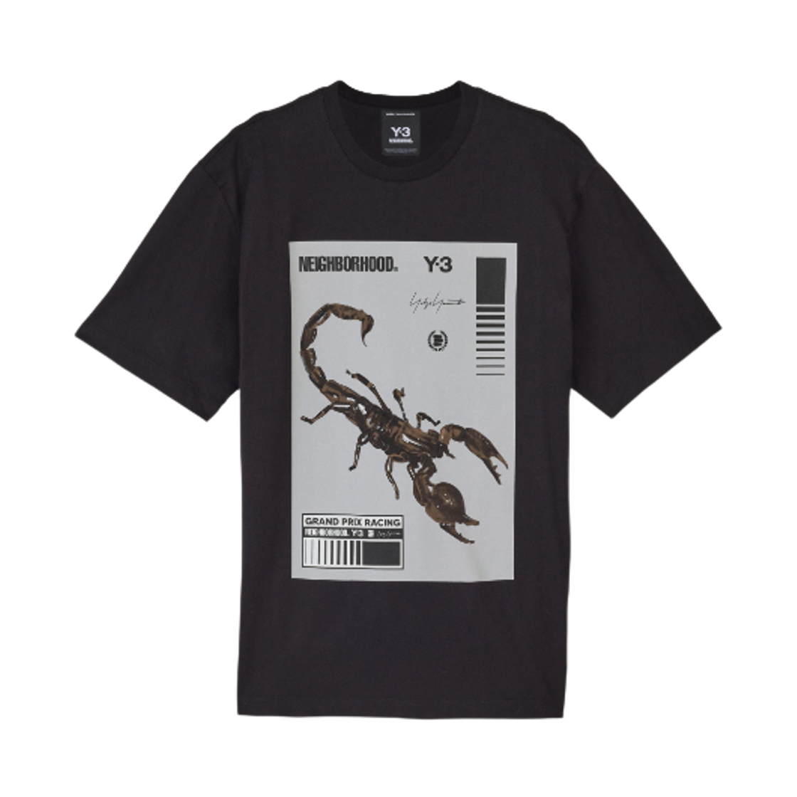 Y-3 x 네이버후드 그래픽 티셔츠 블랙 그래닛(Y-3 x Neighborhood Graphic T-Shirt Black Granite)