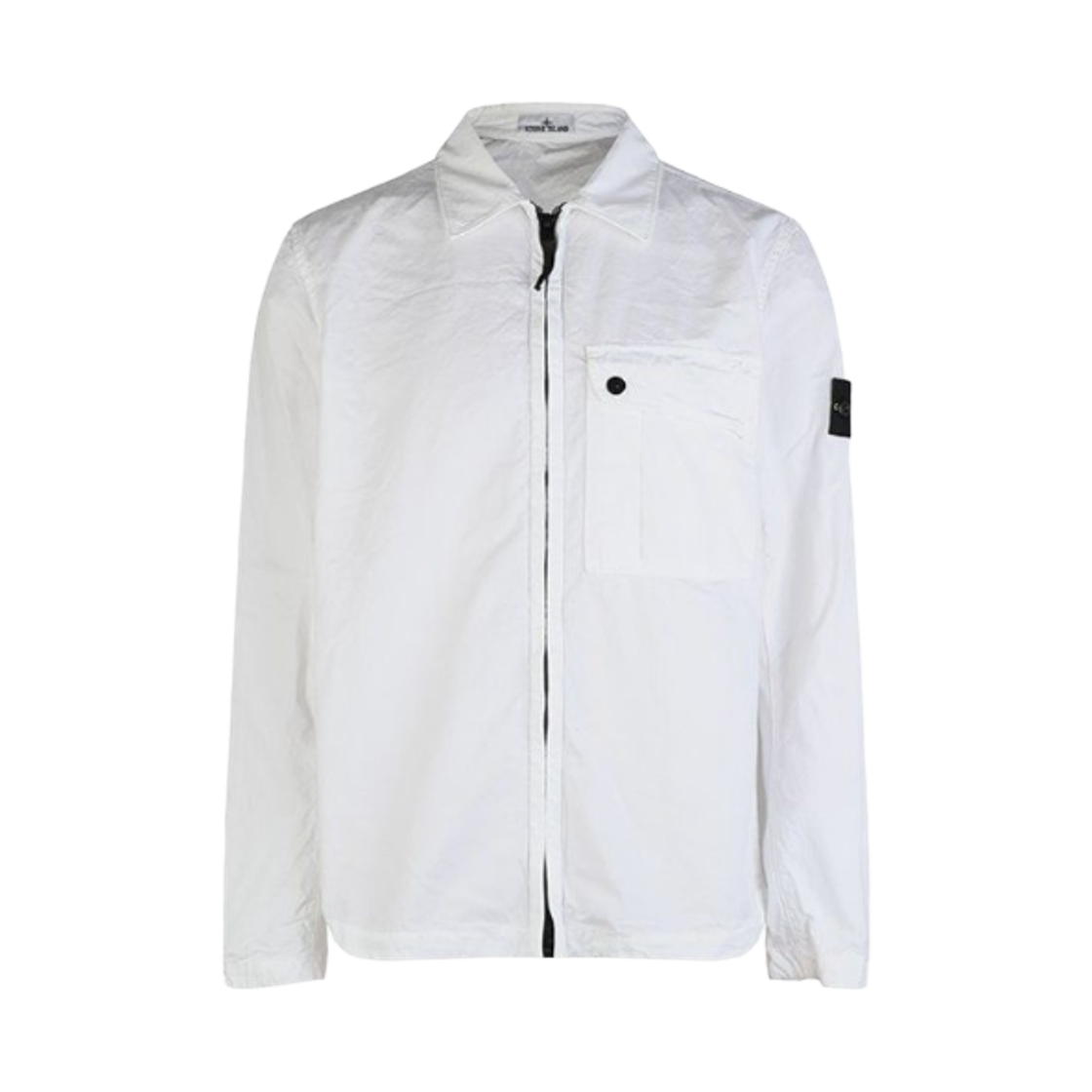 스톤 아일랜드 119WN 올드 트리트먼트 레귤러 핏 셔츠 화이트 - 24SS(Stone Island 119WN Old Treatment Regular Fit Shirt White - 24SS) - 1
