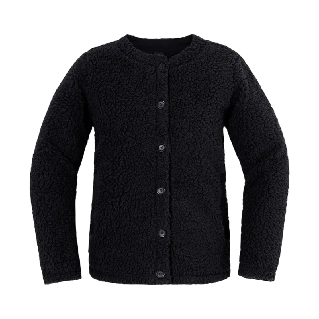 1106750 (W) Montbell Climaplus Shearling Cardigan Black