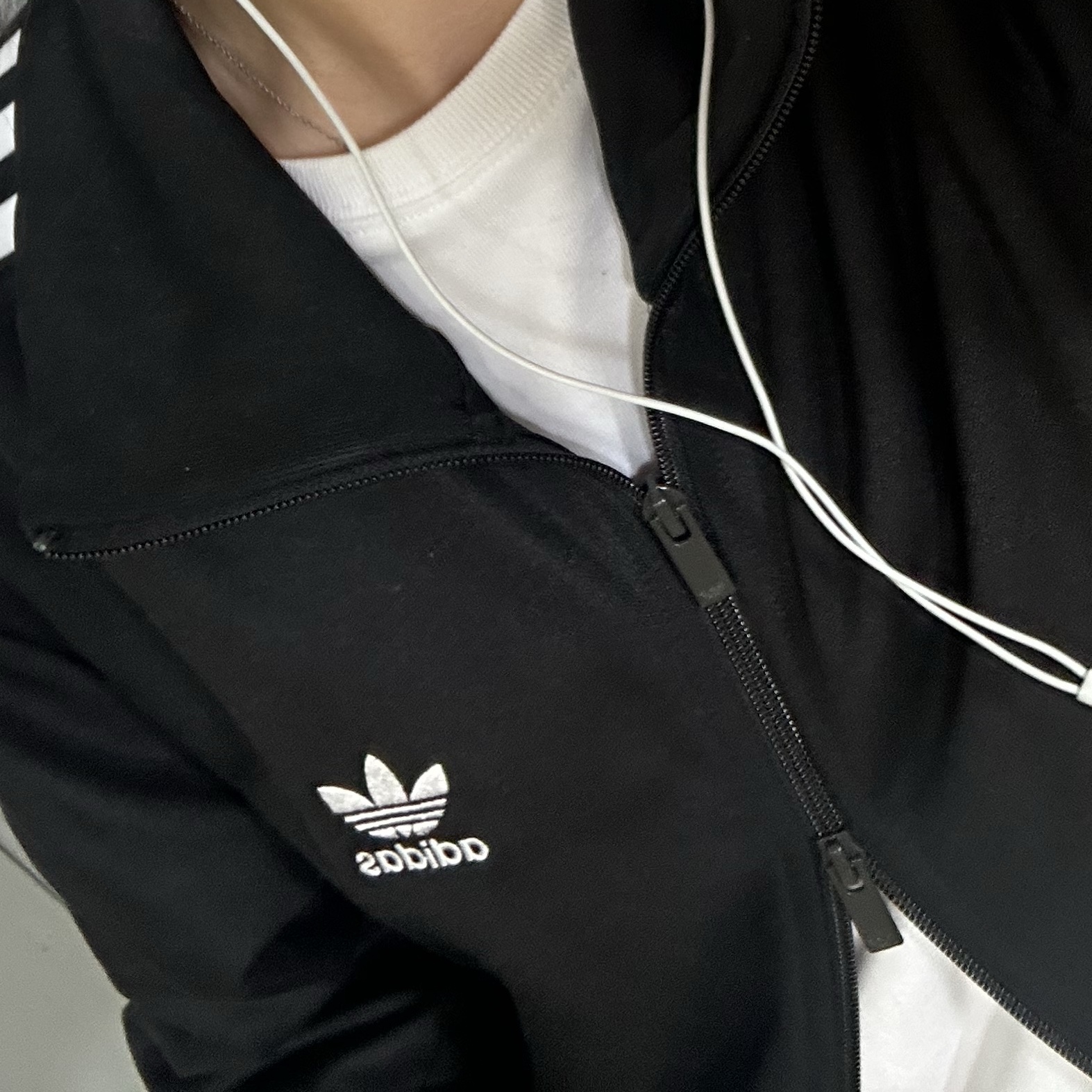 Adidas Adicolor Classic Beckenbauer Track Top Black - KR Sizing 착용 스타일