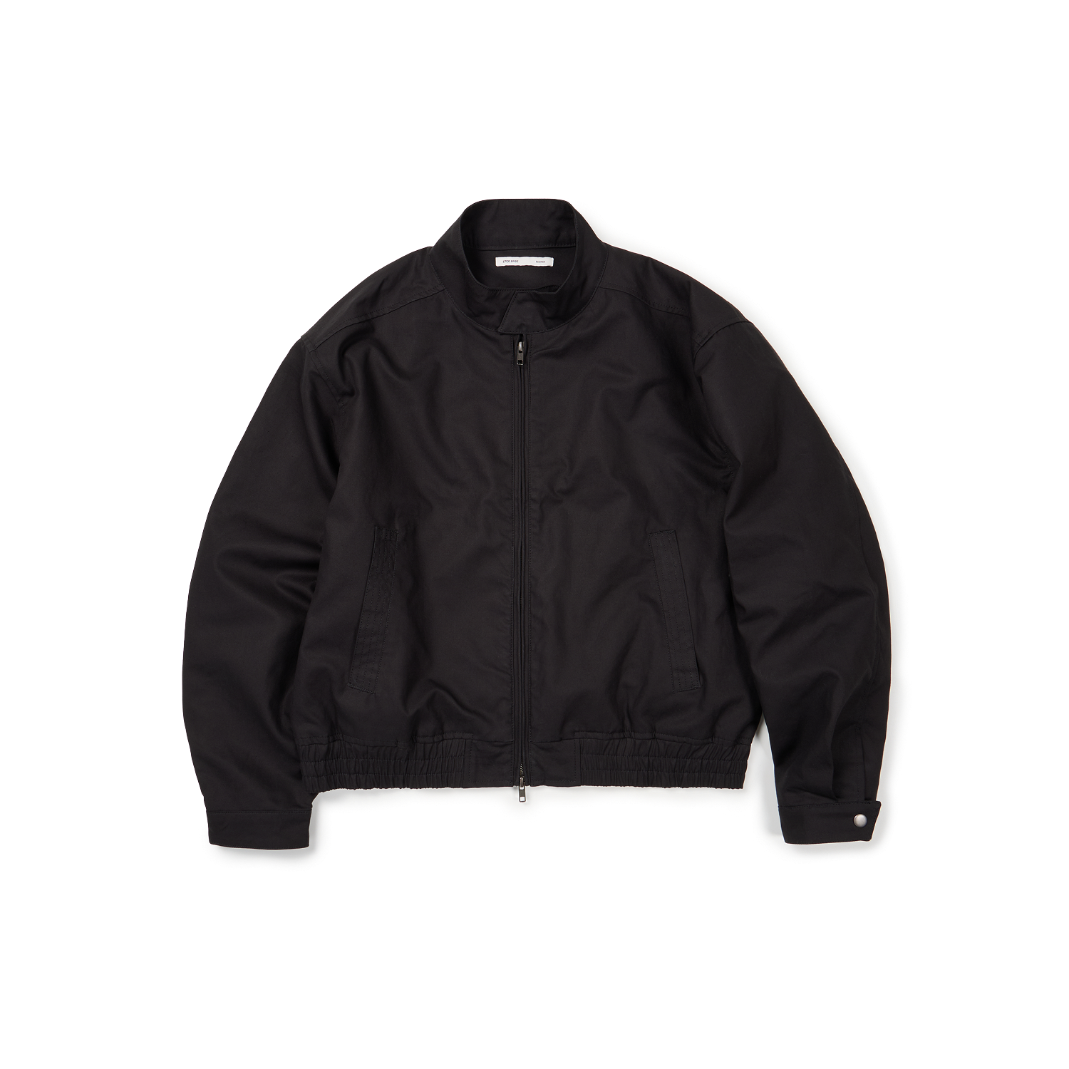 이티씨이 베이스 헤링턴 자켓 블랙(ETCE Base Harrington Jacket Black)