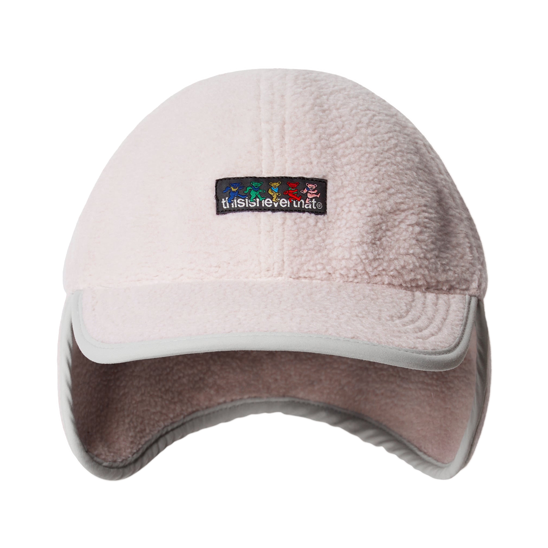 디스이즈네버댓 x 그레이트풀 데드 플리스 이어플랩 캡 라이트 핑크(Thisisneverthat x Grateful Dead Fleece Earflap Cap Light Pink) - 2