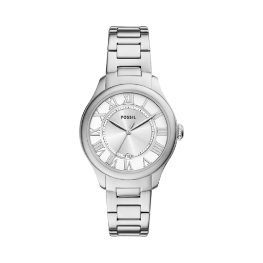 (W) 파슬 길모어 쿼츠 쓰리핸드 데이트 38mm 스테인리스 스틸 실버((W) Fossil Gilmore Quartz Three-Hand Date 38mm Stainless Steel Silver) - 1