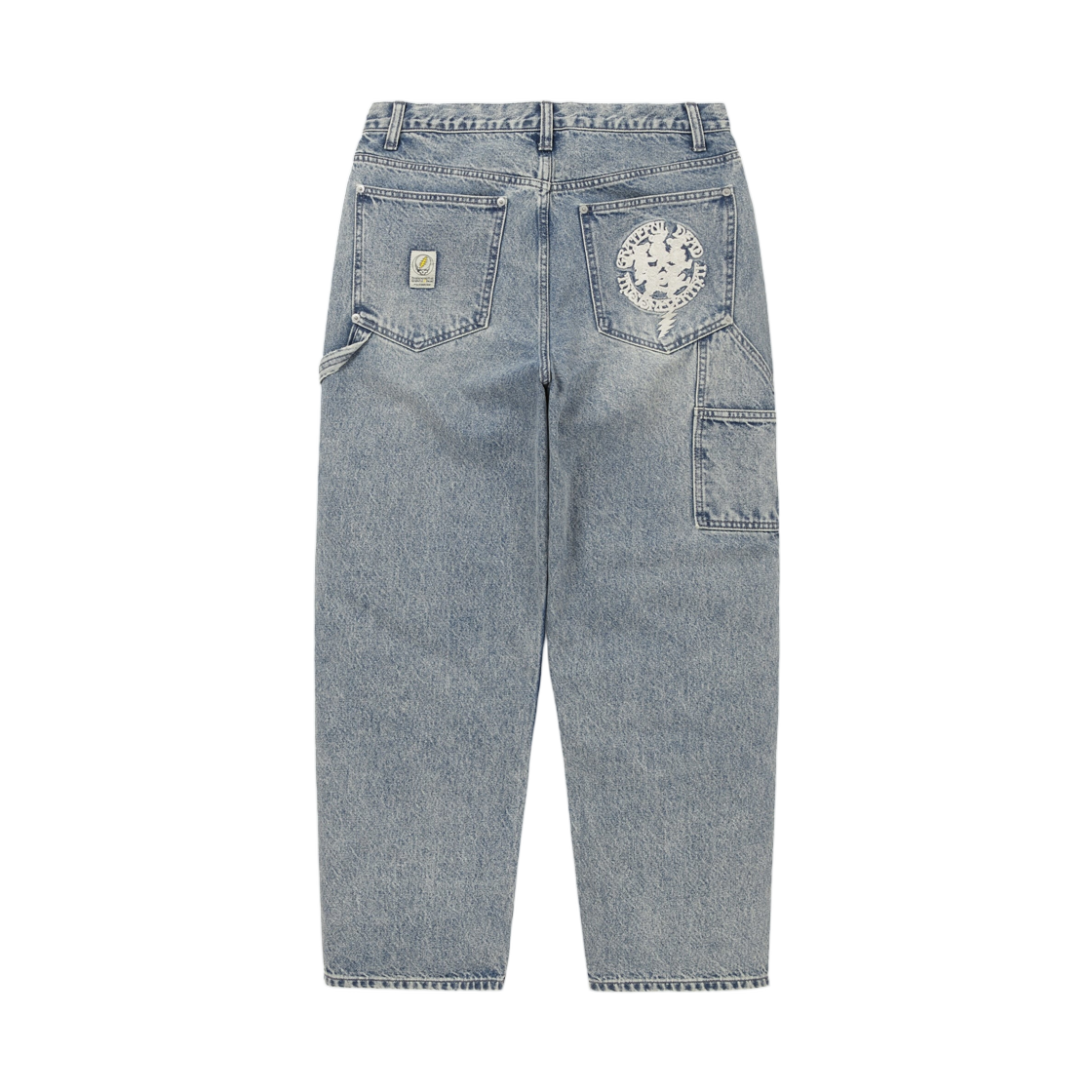 디스이즈네버댓 x 그레이트풀 데드 라이트닝 더블 니 팬츠 워시드 블루(Thisisneverthat x Grateful Dead Lightning Double Knee Pant Washed Blue) - 2