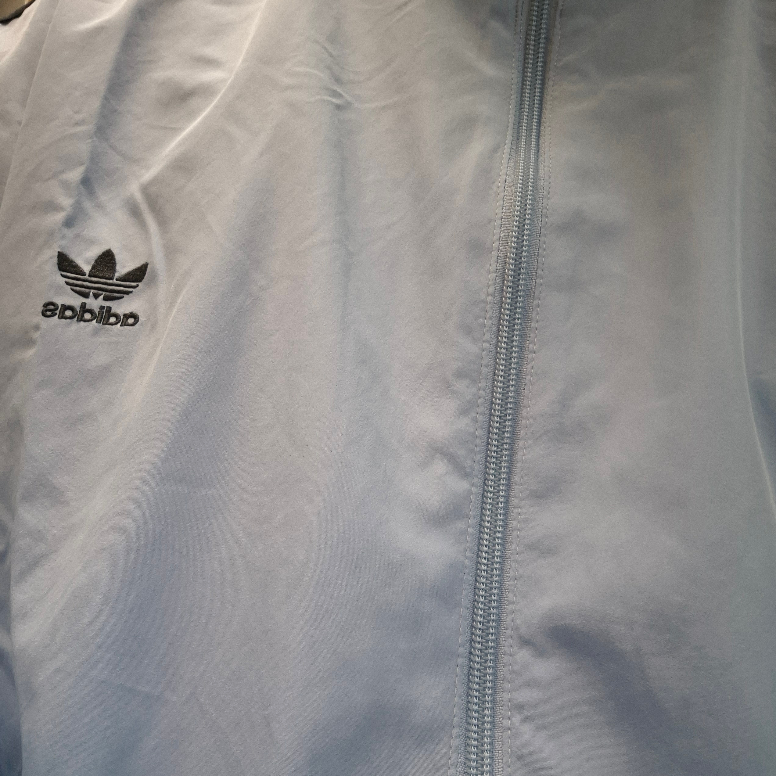 (W) Adidas Adilenium Season 3 Oversized Track Top Grey Three - KR Sizing 착용 스타일