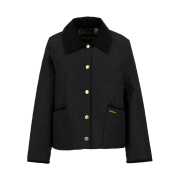 (W) Barbour Anise Quilted Jacket Black Ancient