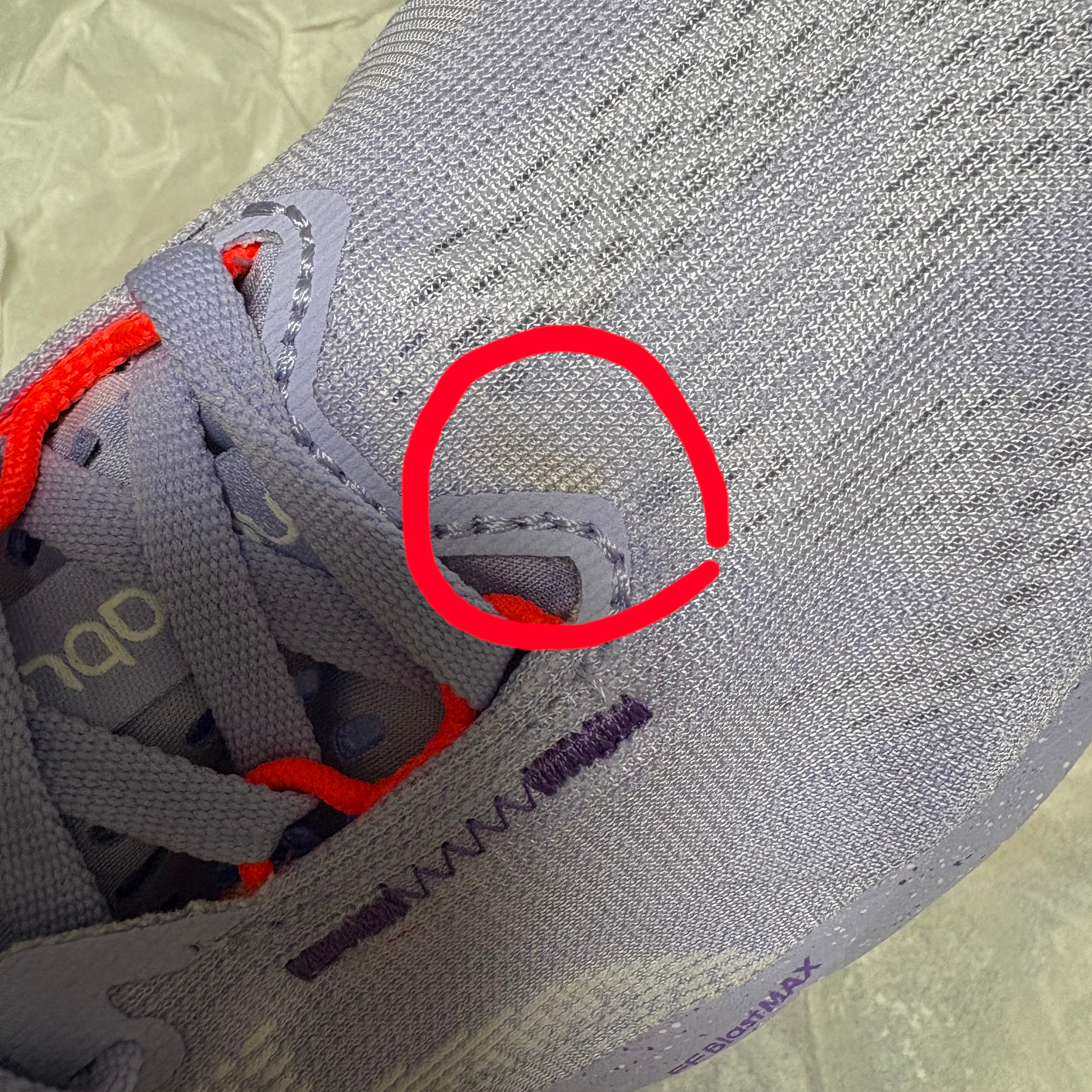 (W) Asics Novablast 5 Tokyo Vapor Edo Purple 착용 스타일