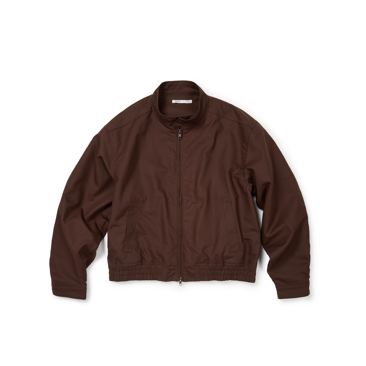 이티씨이 베이스 헤링턴 자켓 브라운(ETCE Base Harrington Jacket Brown)