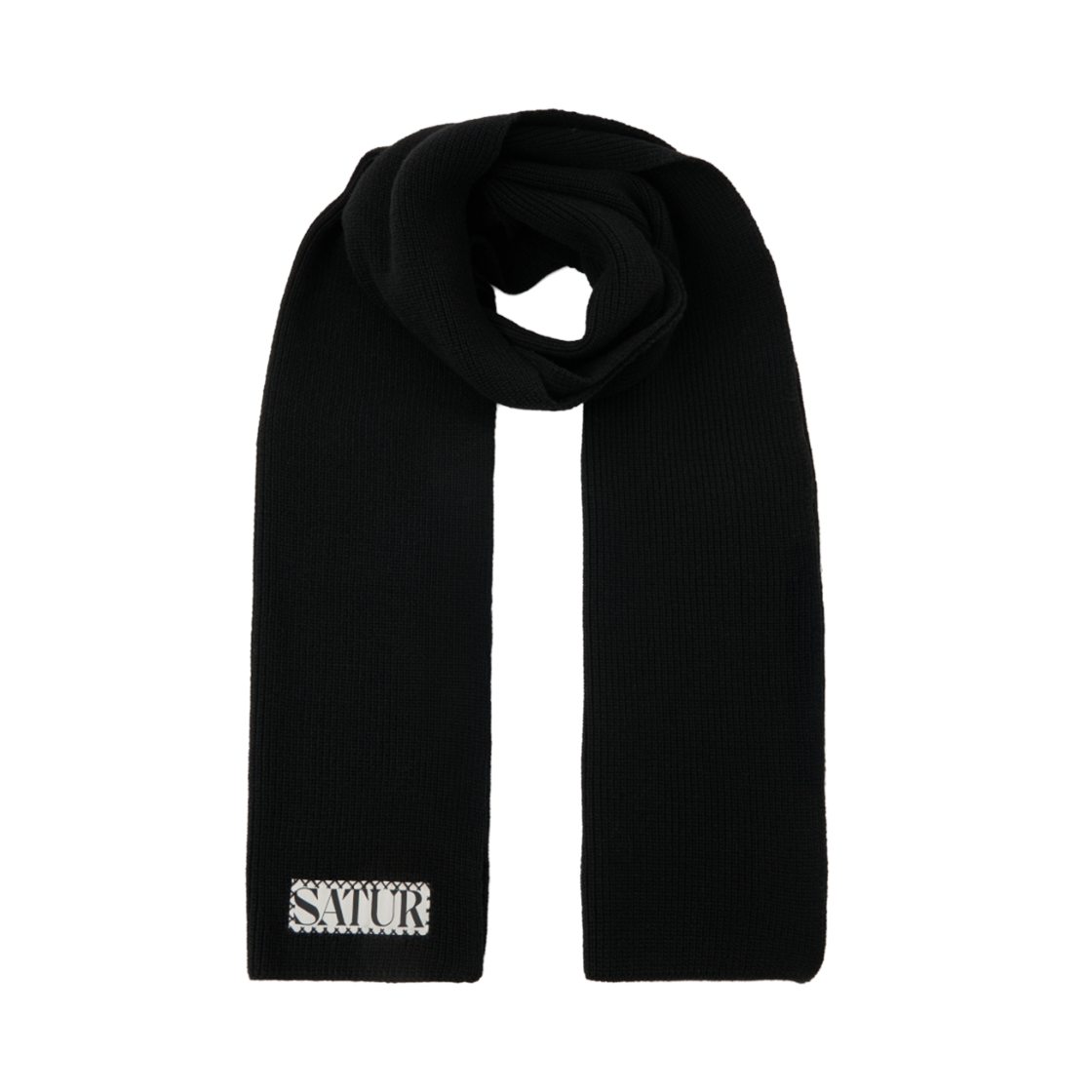 세터 베로나 니트 머플러 블랙