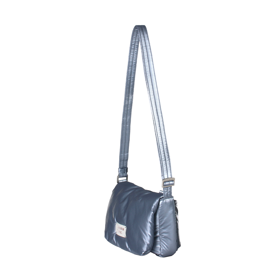 MNPLPDLCRBGLBL MASMARULEZ mini ver. Plumpy daily cross bag_Glossy blue