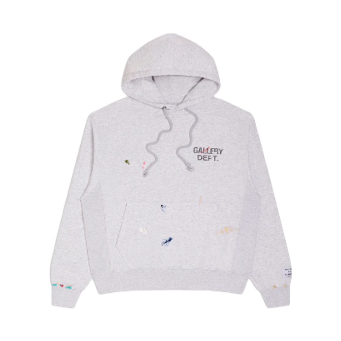 갤러리 디파트먼트 페인트 로고 후드 라이트 헤더 그레이(Gallery Dept. Paint Logo Hoodie Light Heather Grey)