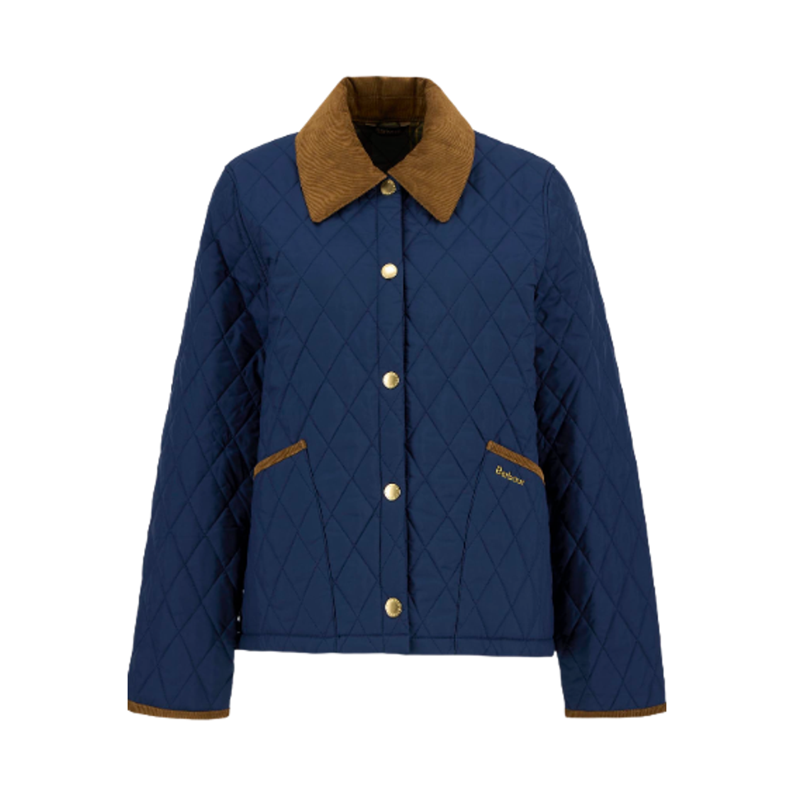 LQU1851NY71 (W) Barbour Icons Cropped Liddesdale Quilted Jacket Navy Classic