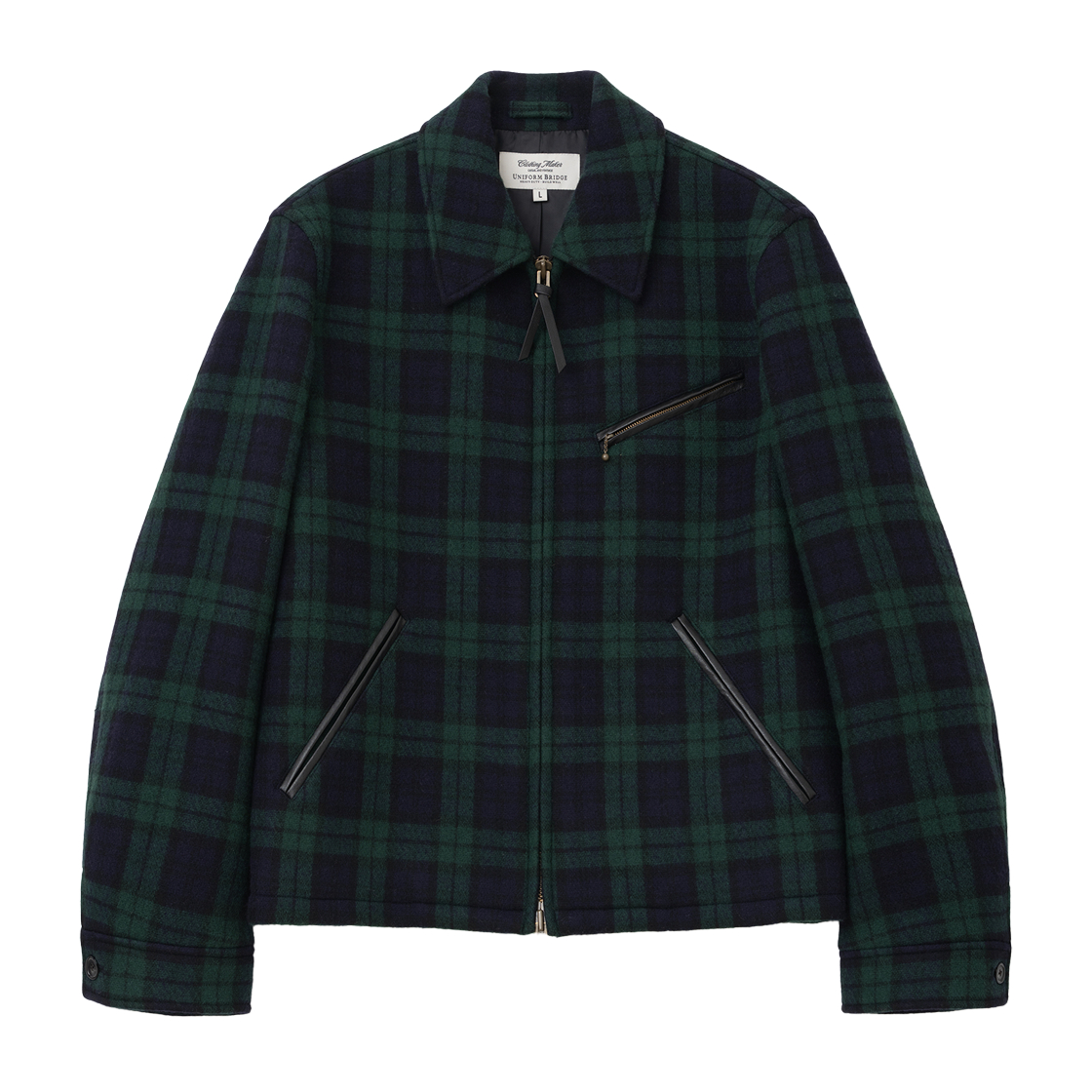 UB2599CT253MPT Uniform Bridge Wool Sport Zip-Up Jacket Blackwatch