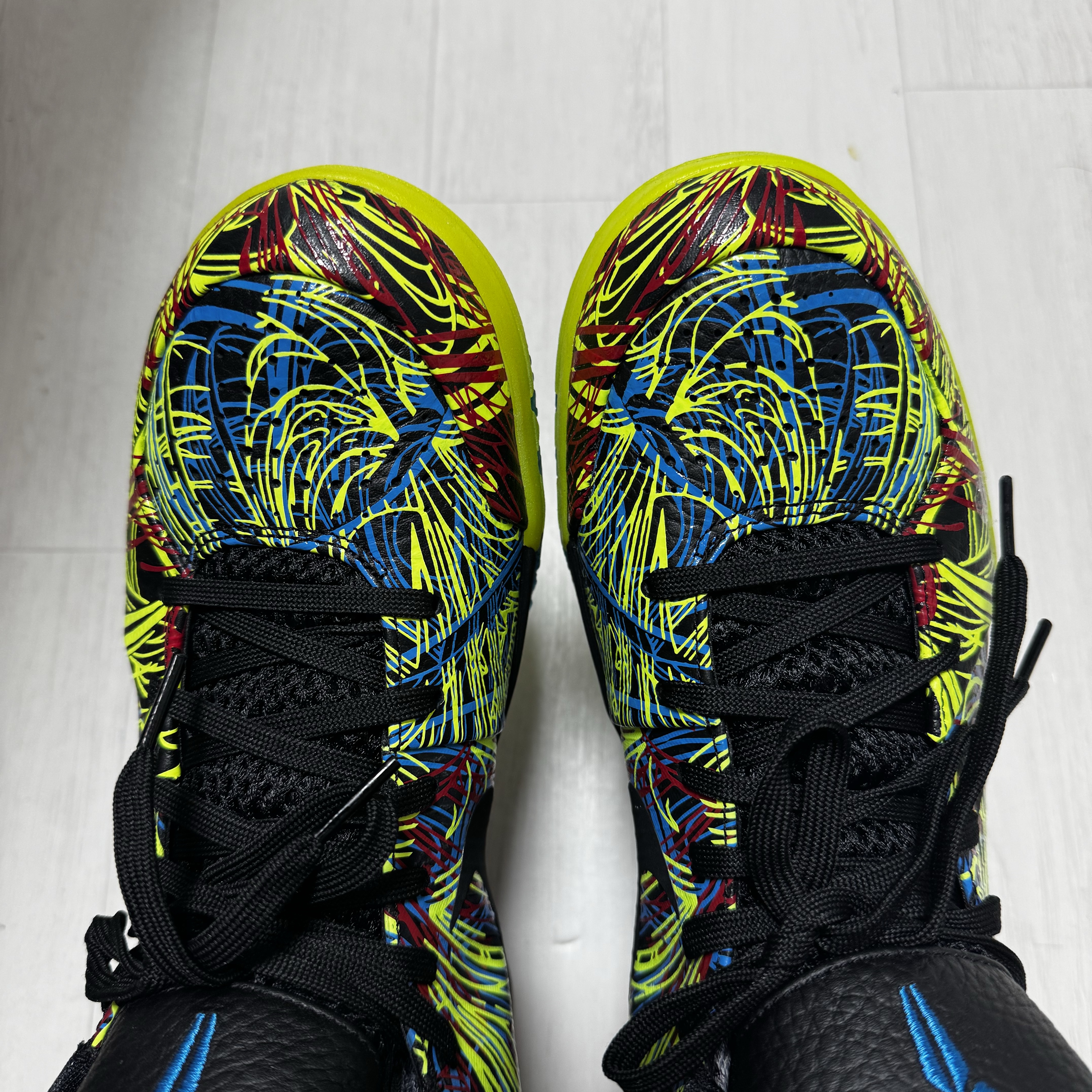 Nike Kobe 4 Protro Wizenard 착용 스타일 - 1