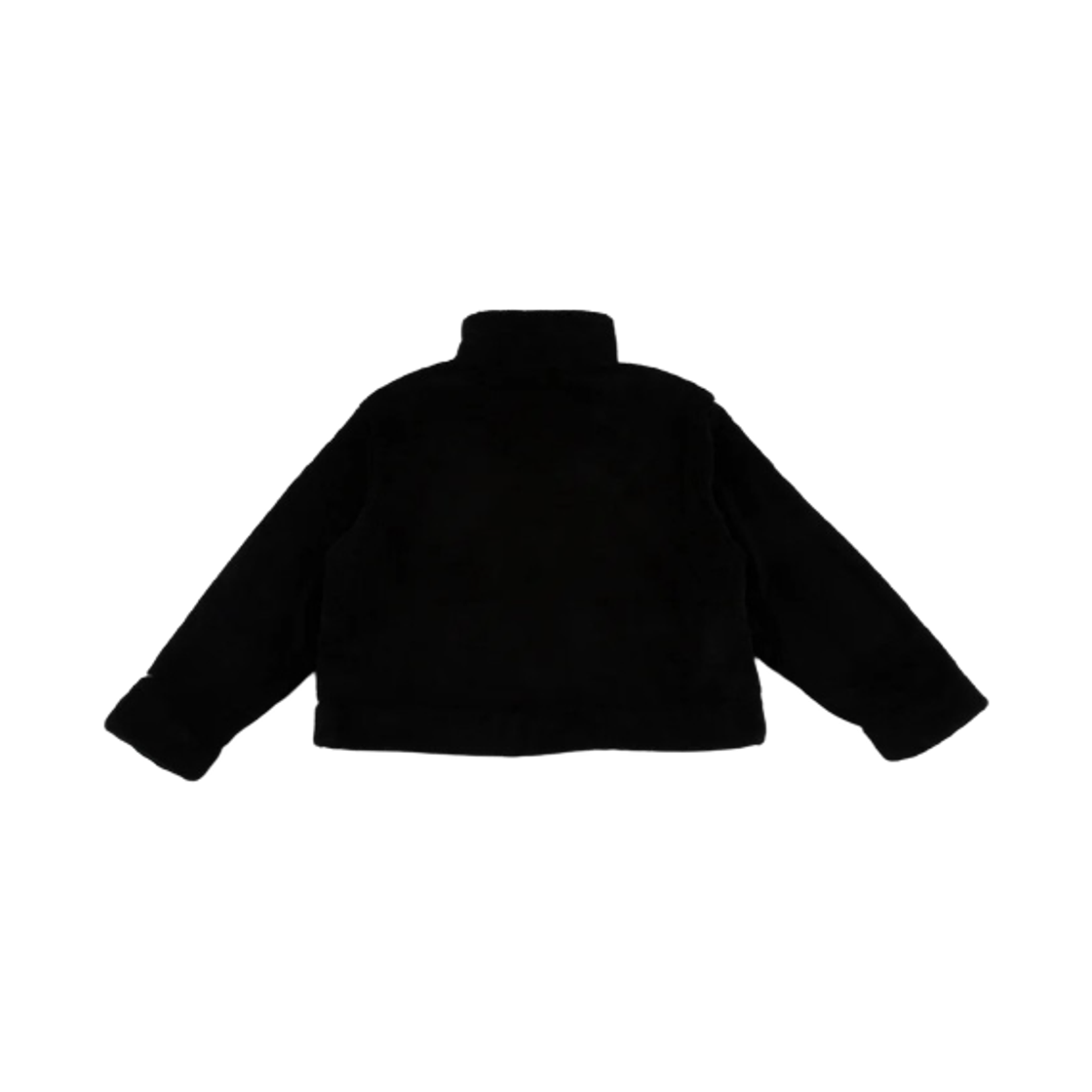 (W) 나이키 NSW 에센셜 하이파일 플리스 자켓 블랙 세일 - US/EU((W) Nike NSW Essentials High-Pile Fleece Jacket Black Sail - US/EU) - 2