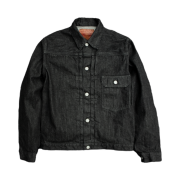 Fullcount 2107BK Type 1 Denim Jacket One Wash Black