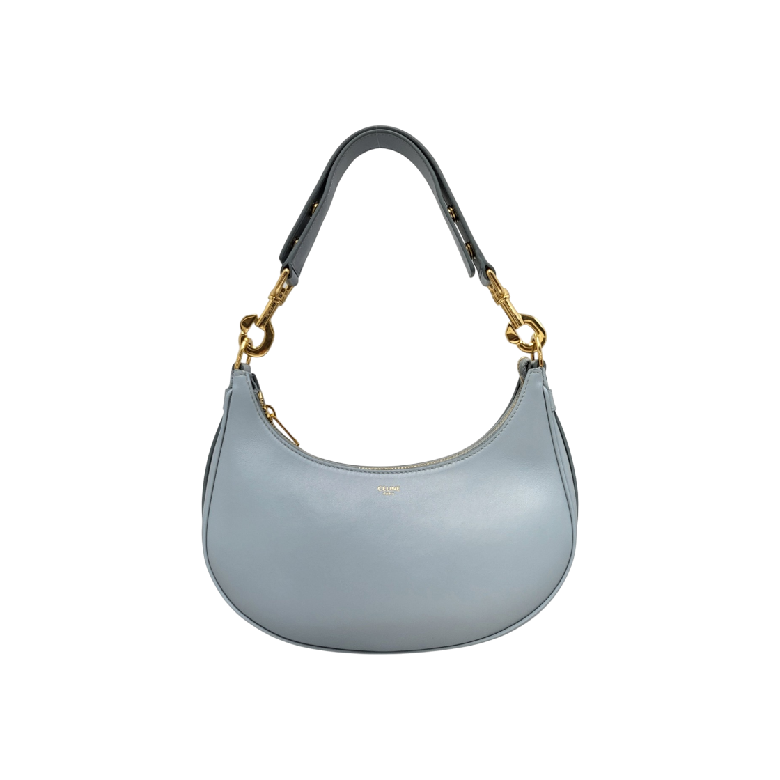 셀린느 196923 아이스블루 컬러 레더 아바 호보 숄더백(Celine Ice Blue Leather Ava Hobo Shoulder Bag)