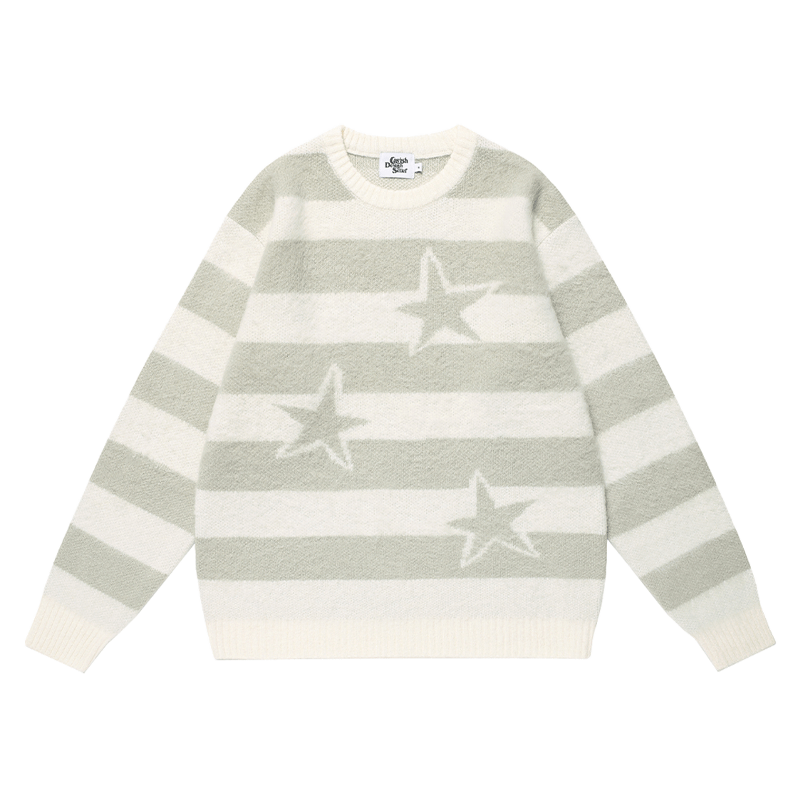 CV2FFUK600AIV CAVISH Brushed Star Knit Sweater Ivory