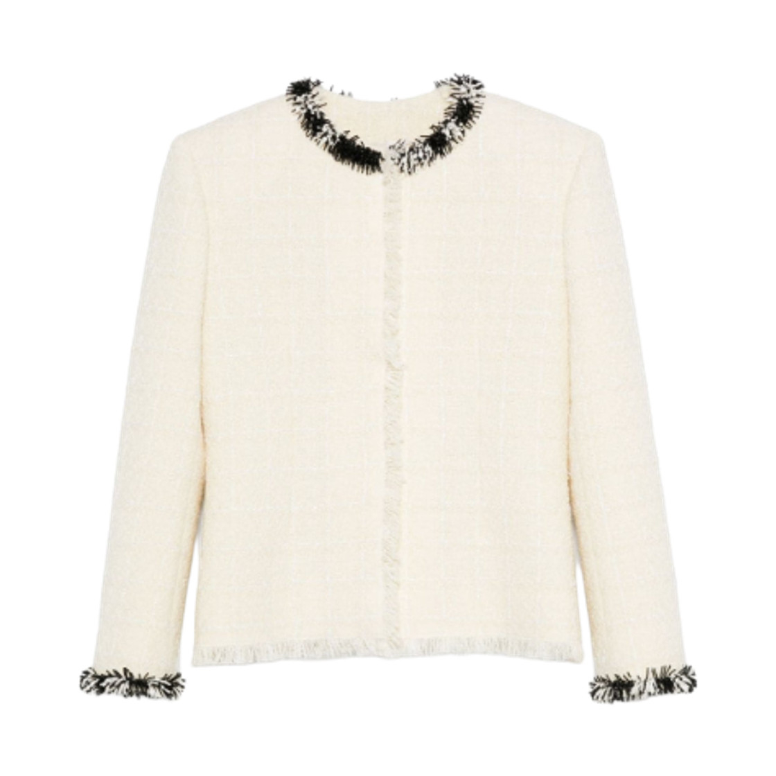 (W) 지방시 울 자수 자켓 오프 화이트((W) Givenchy Wool Embroidered Jacket Off White)