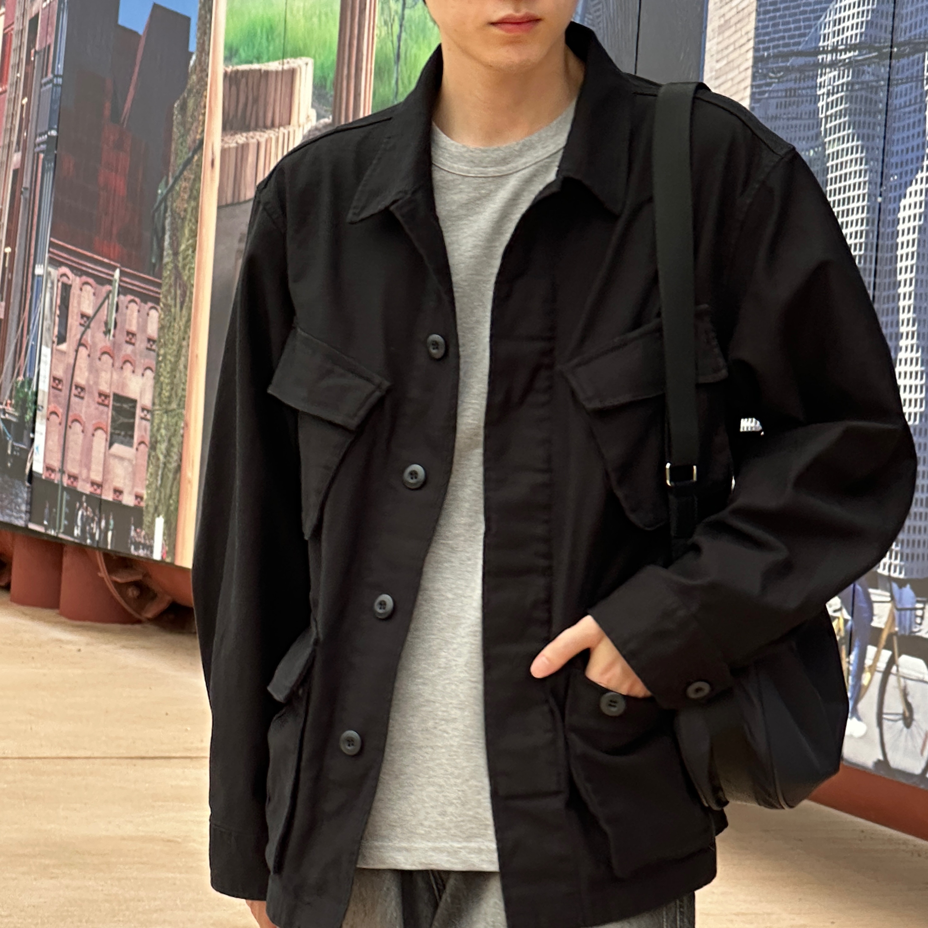 On Running Cloudmonster Void Black 착용 스타일 - 8