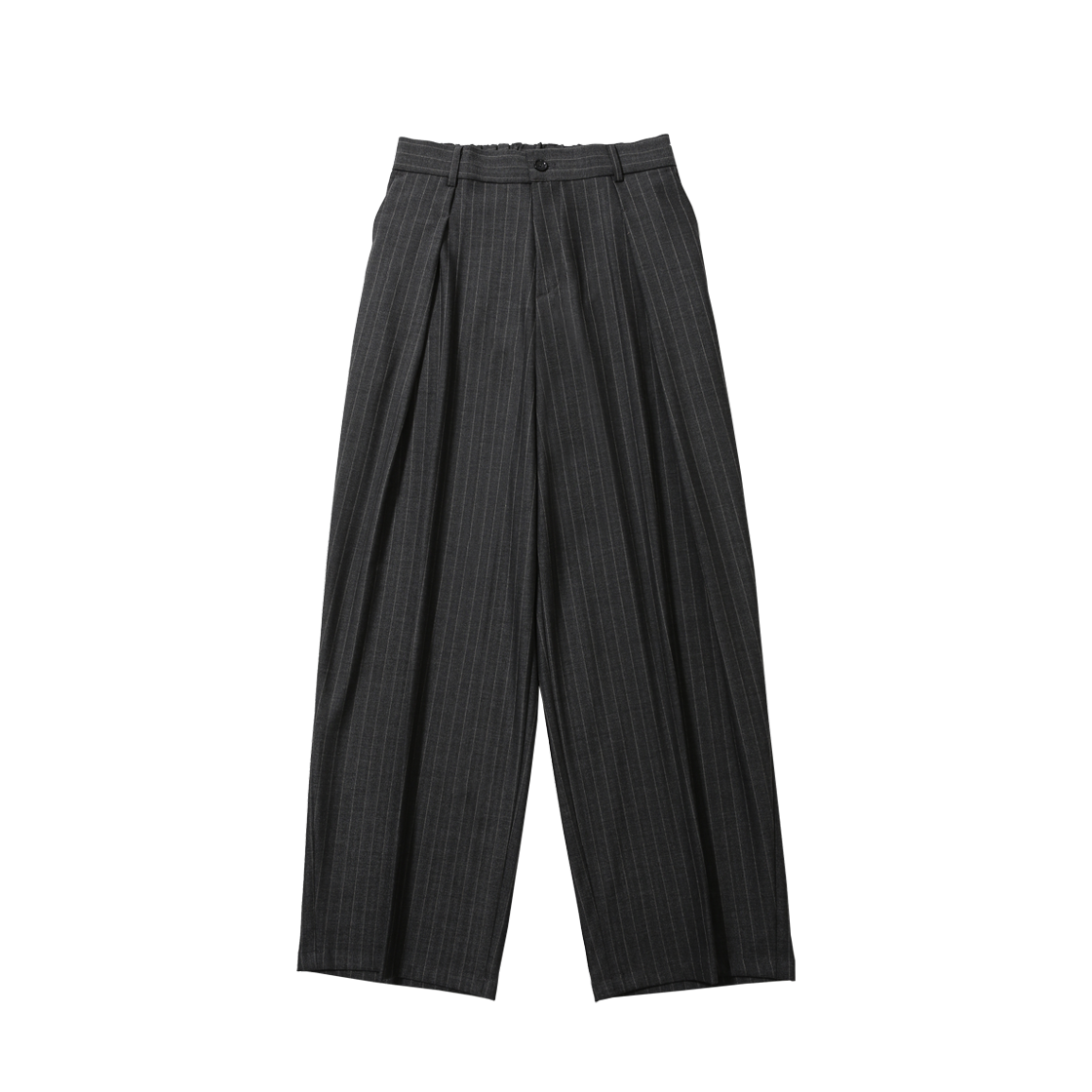 BAL082 Ballute Drape Herringborn Pants Grey Stripe