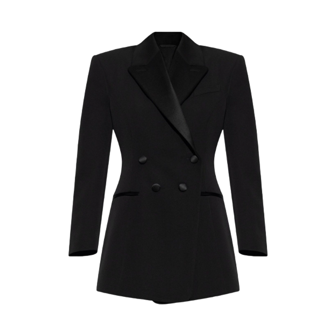 (W) 지방시 플리츠 블레이저 블랙((W) Givenchy Pleated Blazer Black)