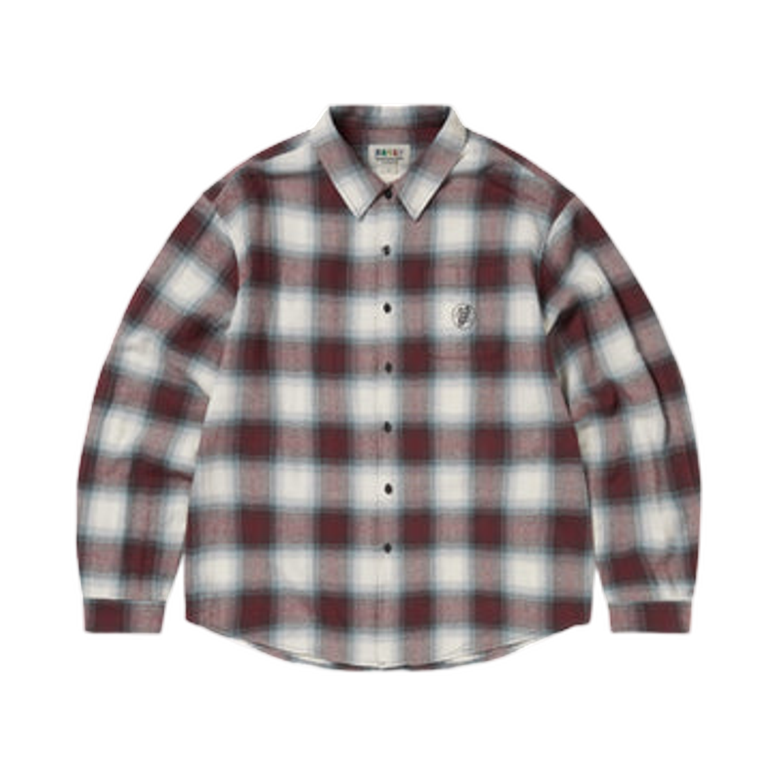 디스이즈네버댓 x 그레이트풀 데드 라이트닝 베어 플레이드 셔츠 버건디(Thisisneverthat x Grateful Dead Lightning Bear Plaid Shirt Burgundy) - 1
