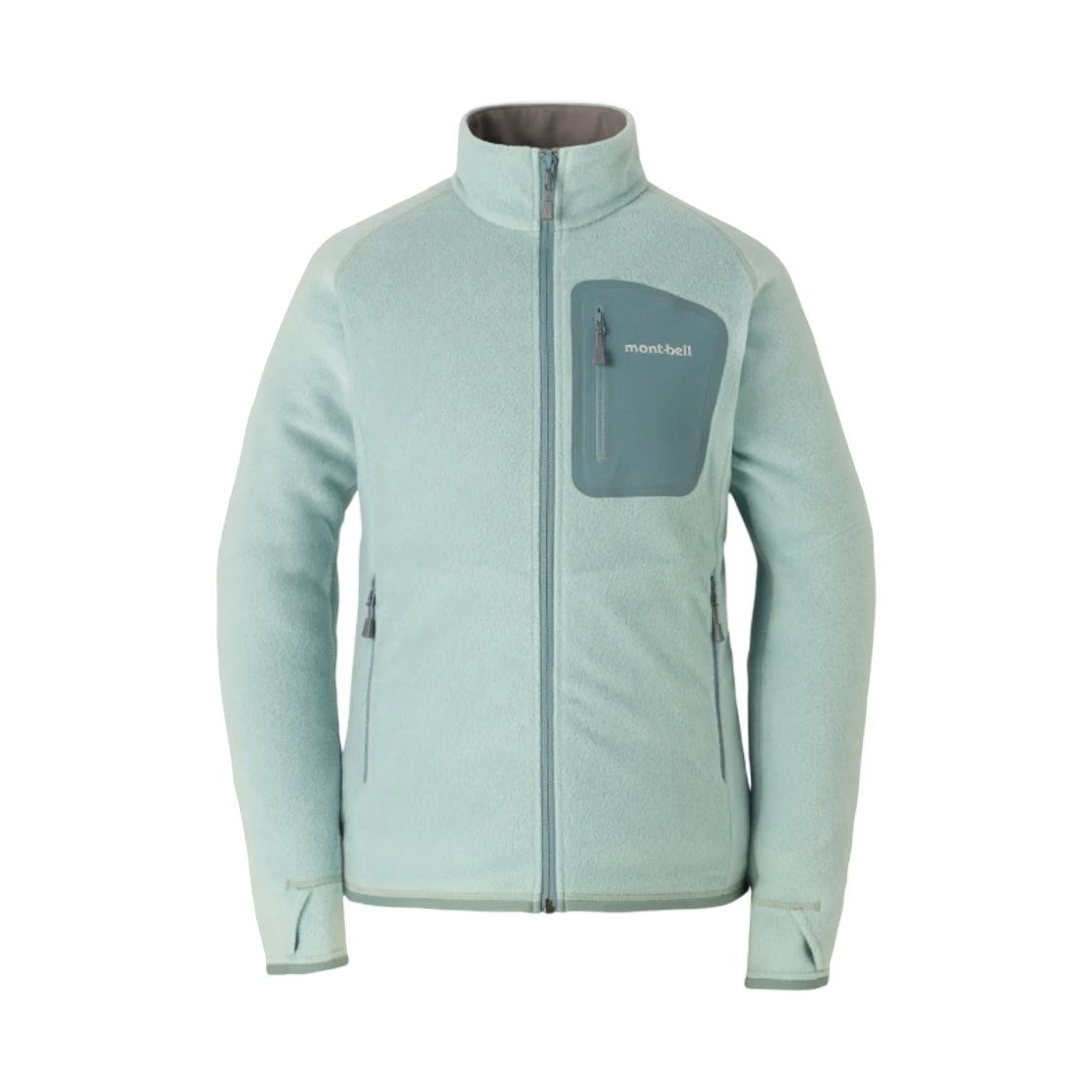 1106592 (W) Montbell Climaplus 100 Jacket Light Blue